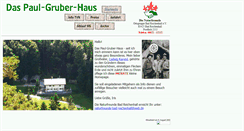 Desktop Screenshot of paul-gruber-haus.de